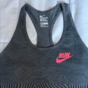 Nike Black and Pink Racerback Tank